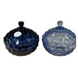 Two Whitehall Glass Candy Dishes