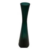 18"h Mid Century Style Emerald Green Flower Vase