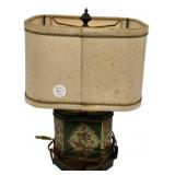 Chinese inspired tea canister 14"