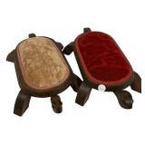 Two Mid Century Turtle Pin Cushions
