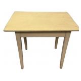 Primitive Painted Table 28"h., 33"w