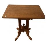 Eastlake Parlor Table 27"h., 26"w