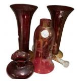 Ruby Red Glassware