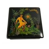 Signed USSR 1978 Russian Lacquer Box 5"