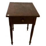 1800s Early American Side Table 29"h., 19"w