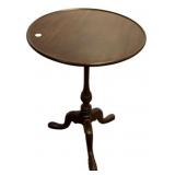 Reproduction Tilt Top Pedestal Table 27"h., 20"d