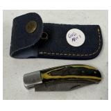 MHS Damasus Style Pocket Knife