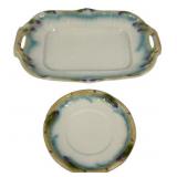 William Sonoma Ceramic Platter and Plate