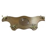 Oak Wall Hat/Coat rack