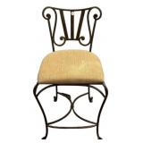 scrolled design Metal Barstool 24" Seat to Ground