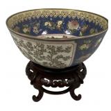 Macau Pottery Center Bowl 12"dia