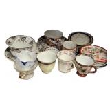 Assorted Antique Demitasse Cups and Saucers