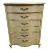Bassett French Provincial Chest of Drawers 46"h.,