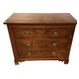 32"h., 40"w., 18"d American Federal Three Drawe