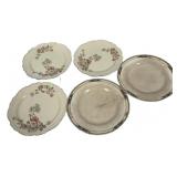 Four Antique Porcelain Plates