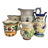 Five Antique Porcelain Vases