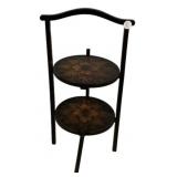 Two Tier Muffin Stand 21"h