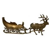 Brass Reindeer and Sleight
