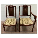 Two Sheraton Revival Dining Chairs, Location Room