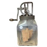 Dazey Churn No. 60 15" Glass Butter Churn