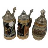 5 1/2"h Russian Small Beer Steins