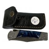 MHS Damasus Style Pocket Knife