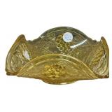 7" Imperial Lustre Rose /Open Rose Footed Glass B