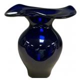 7" cobalt blue Jack in the Pulpit vase