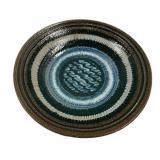 Glazed Signed Holland Pottery Bowl 13"dia