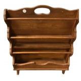 20th Century Three Tier Magazine Rack