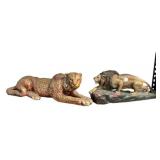 Chalkware Loin and Leopold 24"