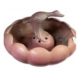 Bird Flower Frog and Bowl