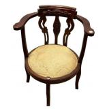 VTG French Mahogany Corner Chair