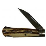 Northfield Un-X-LD #720110 Burnt Stag Folding Knif