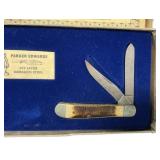 Parker Edwards Damascus Folding Knife