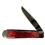 Case 6254 SS Red Trapper Folding Knife