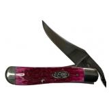 Case 61953L SS Magenta Russlock Folding Knife