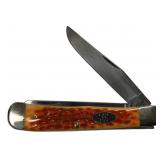 Case Pocket Worn Whiskey Bone Standard Jig Trapper