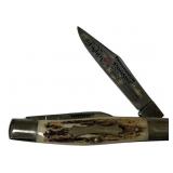 Frank Buster Fightn Rooster 1995 Folding Knife
