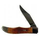 Case 6165SS HRVST Orange HTR FLDG Folding Knife