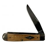 Case 6254SS New BLK Trapper Folding Knife