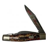 Fightn Rooster Jump Oil Company 1993 Folding Knife