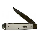 Case 4254 SS White Trapper Folding Knife
