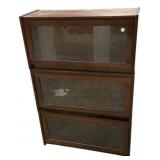 Pine Three Section Bookcase 49'h., 33'h., 12'd