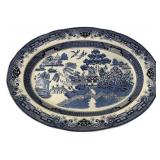 18'w Blue Willow Heritage Mint Platter
