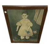 23'h, 30'w Replica Print Portrait of Mary Jane S
