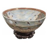 14'dia Chinese Bowl on stand