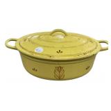 Dru Holland 10' enameled cast iron Dutch oven