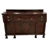 1840 Mahogany Rare Empire Side board