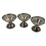 1.965 ozt Sterling Dessert Bases